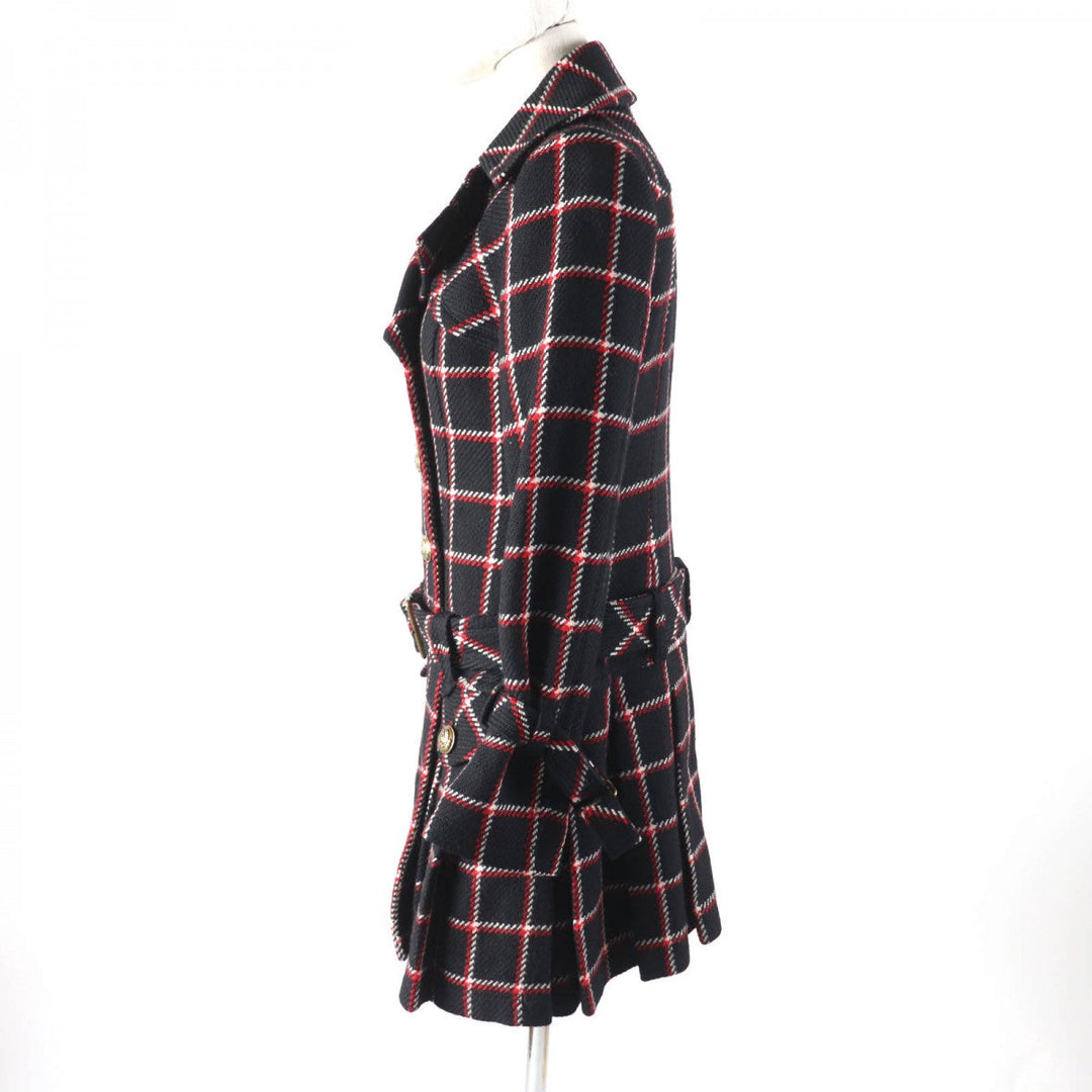 BURBERRY BLUE LABEL coat E1B07-493-09 wool Multi 38