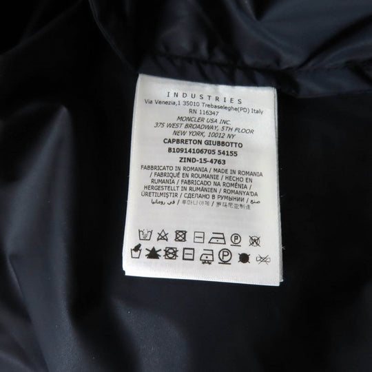 MONCLER Nylon jacket Main: 100% nylon Navy khaki CAPBRETON mens 2 Used Authentic