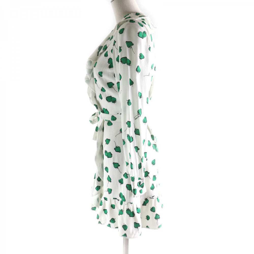 MIUMIU one piece MF2785 Outer: 98% viscose, Outer: 2% elastane, Lining: 100% polyester White green Women 36 Used Authentic