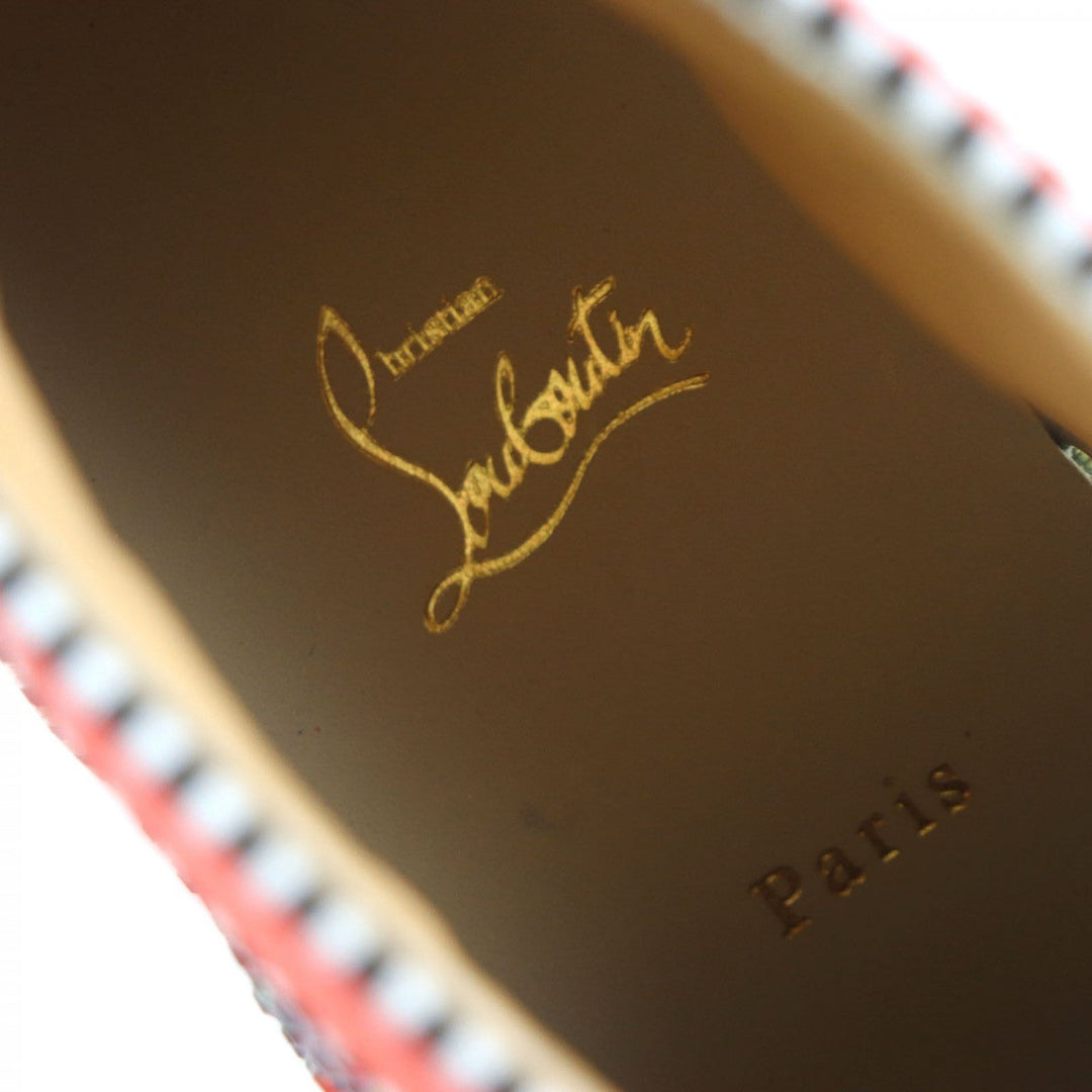 Christian Louboutin High cut sneakers 1160174 Main: suede leather, Main: patent leather, Main: rhinestone Multi mens 40 Used Authentic