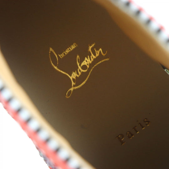 Christian Louboutin High cut sneakers 1160174 Main: suede leather, Main: patent leather, Main: rhinestone Multi mens 40 Used Authentic