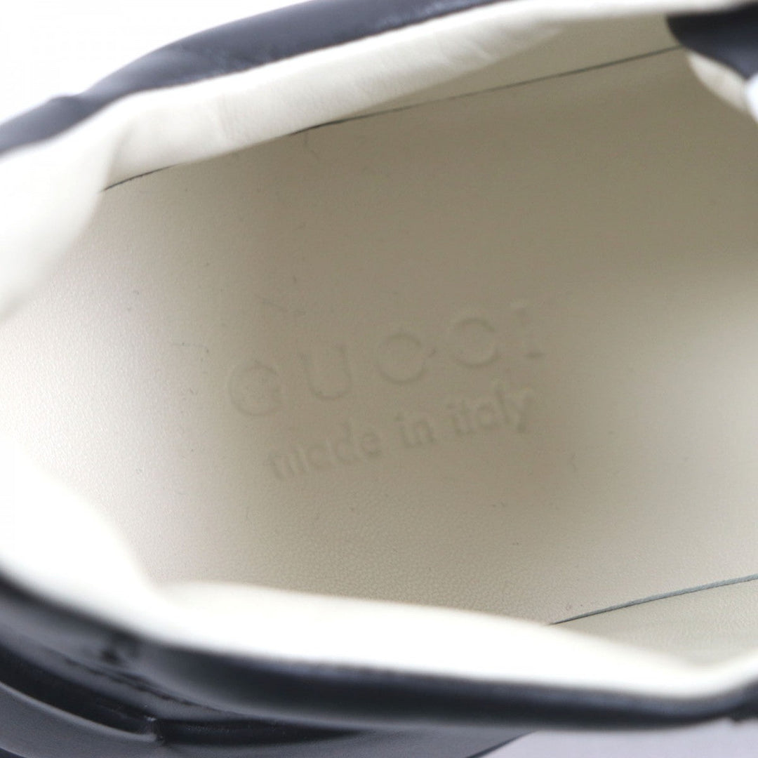 GUCCI sneakers 523535 leather black Rhyton 8
