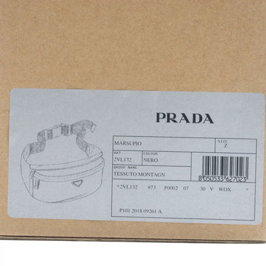 PRADA Sling bag 2VL132 Nylon black Test