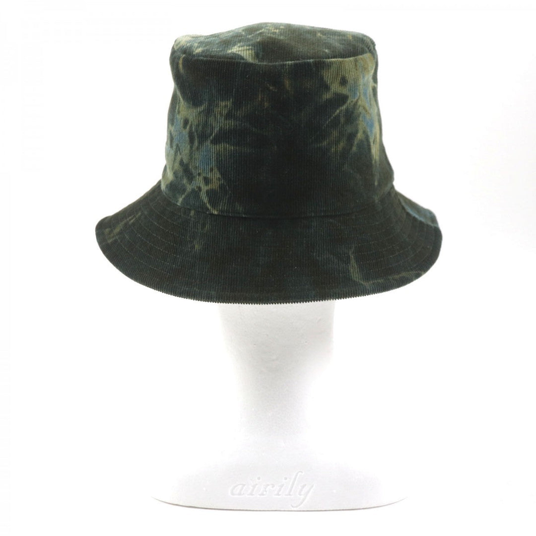 CELINE hat 2AU5B214Q Main: 100% cotton, Lining: 65% polyester, Lining: 35% cotton green mens L Used Authentic