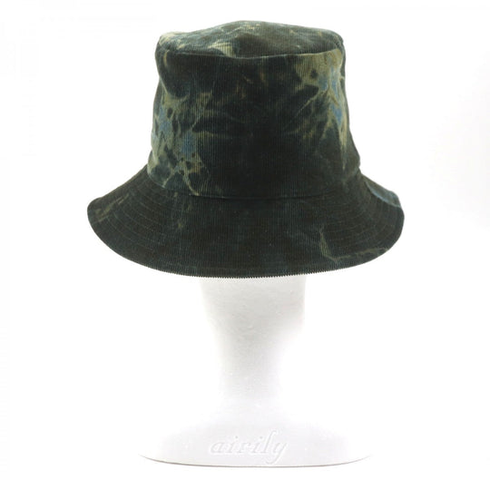 CELINE hat 2AU5B214Q Main: 100% cotton, Lining: 65% polyester, Lining: 35% cotton green mens L Used Authentic