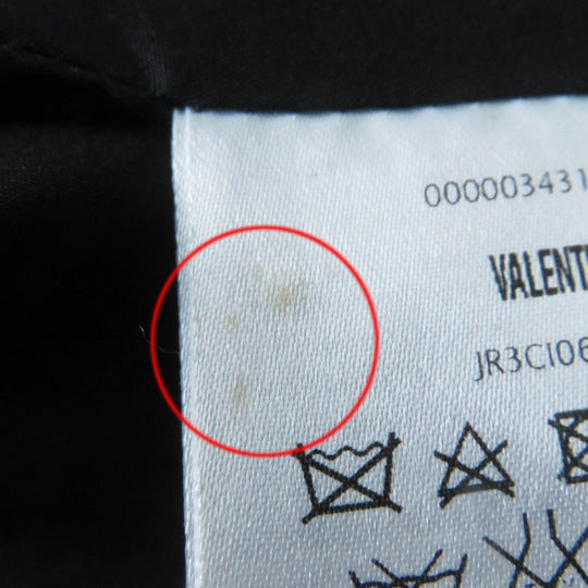 RED VALENTINO Jacket Main: 80% wool, Main: 20% nylon, Lining: 67% acetate, Lining: 33% polyester black Women 42 Used Authentic