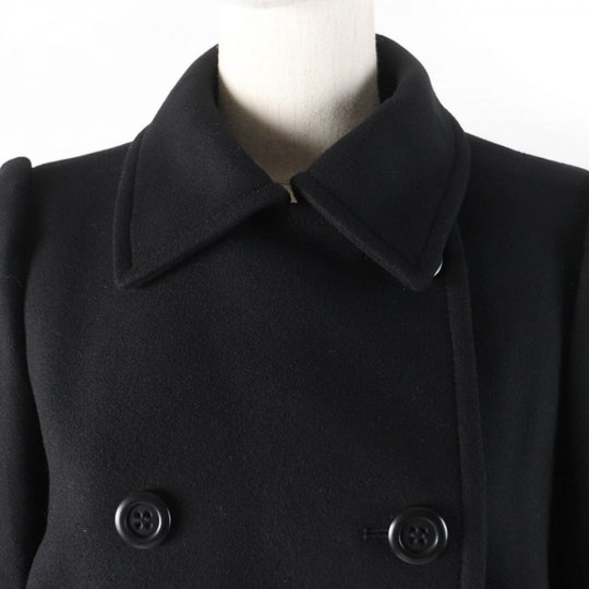 RED VALENTINO Jacket Main: 80% wool, Main: 20% nylon, Lining: 67% acetate, Lining: 33% polyester black Women 42 Used Authentic