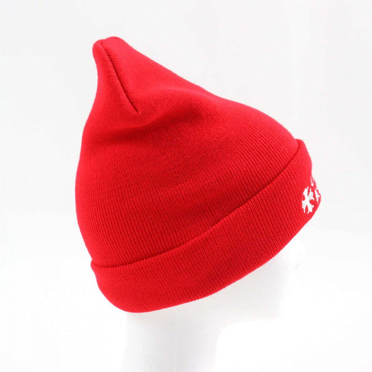 CHROME HEARTS Knit cap 304053702 Main: 100% acrylic Red white WATCH CAP unisex(Unisex) Used Authentic