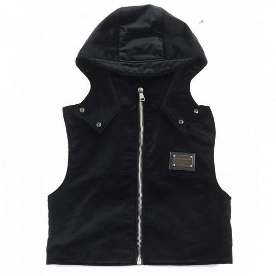 DOLCE&GABBANA Vest G7101T Outer: 100% cotton, Lining: 100% nylon, Filling: 100% polyester black mens 44 Used Authentic