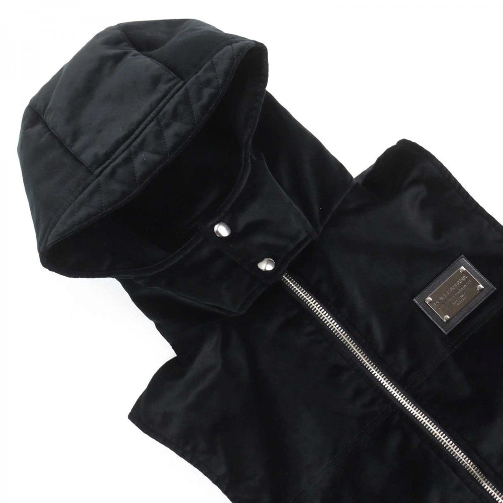 DOLCE&GABBANA Vest G7101T Outer: 100% cotton, Lining: 100% nylon, Filling: 100% polyester black mens 44 Used Authentic