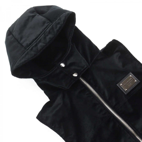 DOLCE&GABBANA Vest G7101T Outer: 100% cotton, Lining: 100% nylon, Filling: 100% polyester black mens 44 Used Authentic