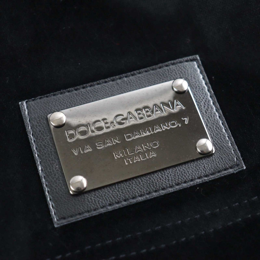 DOLCE&GABBANA Vest G7101T Outer: 100% cotton, Lining: 100% nylon, Filling: 100% polyester black mens 44 Used Authentic