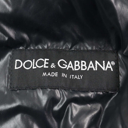 DOLCE&GABBANA Vest G7101T Outer: 100% cotton, Lining: 100% nylon, Filling: 100% polyester black mens 44 Used Authentic