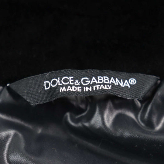 DOLCE&GABBANA Vest G7101T Outer: 100% cotton, Lining: 100% nylon, Filling: 100% polyester black mens 44 Used Authentic