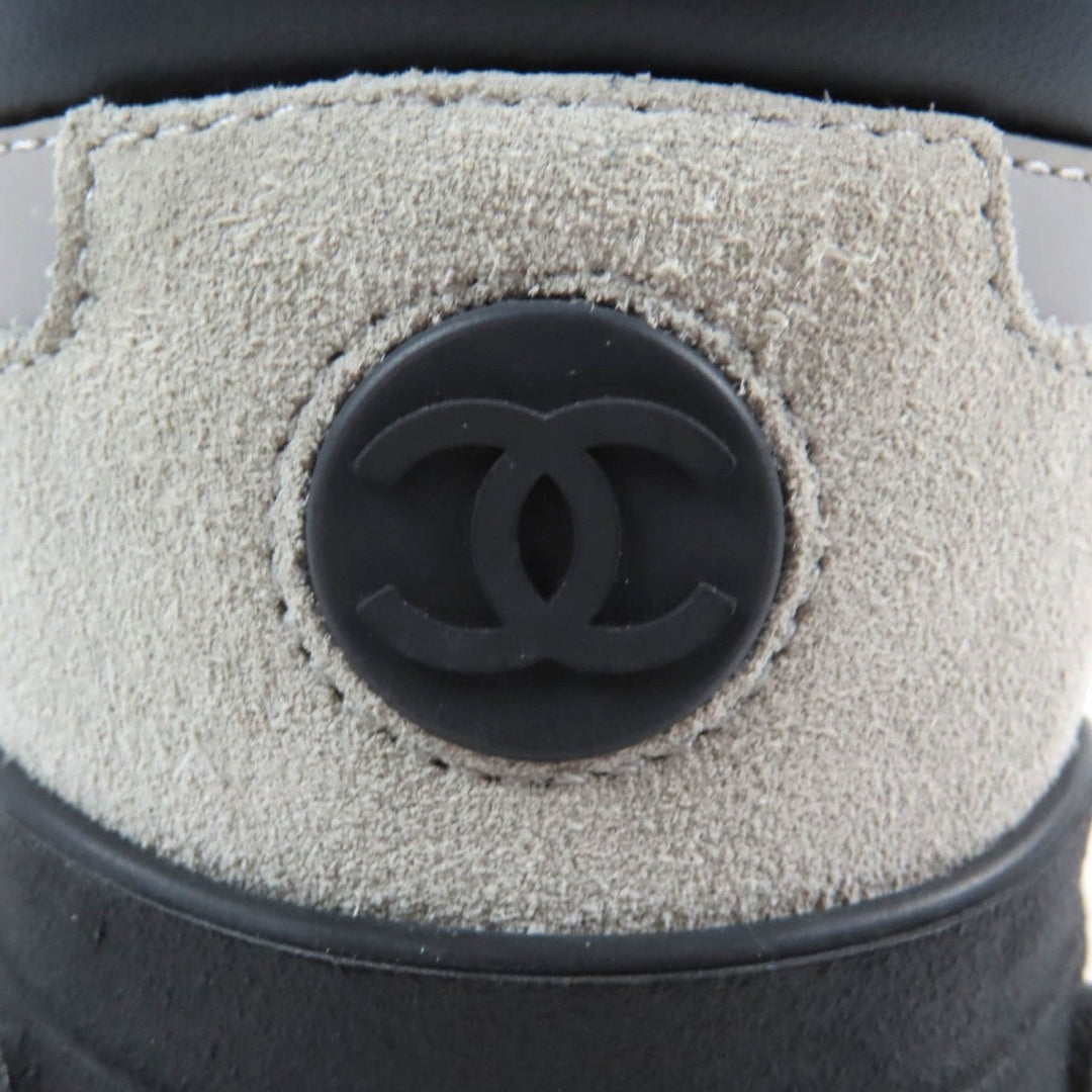 CHANEL Low cut sneakers G34086 Nylon, Suede Multi Women 35 Used Authentic