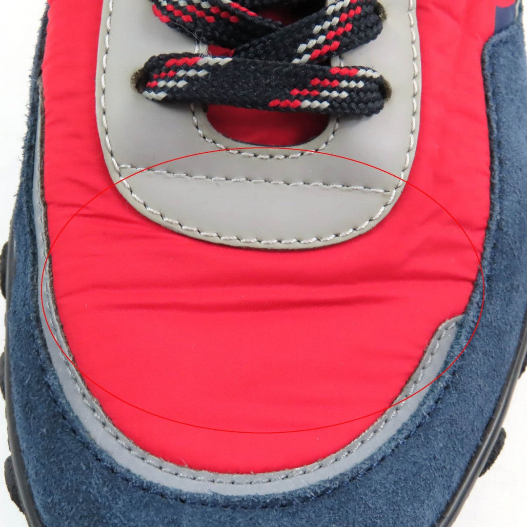 CHANEL Low cut sneakers G34086 Nylon, Suede Multi Women 35 Used Authentic