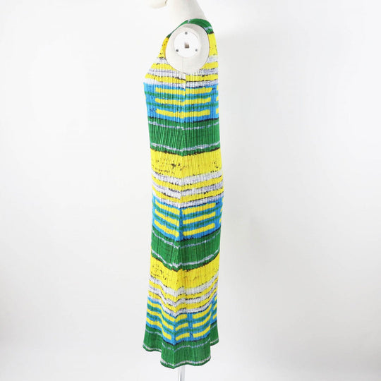 PLEATS PLEASE one piece PP21-JH682 Main: 100% polyester Multi Women 3 Used Authentic