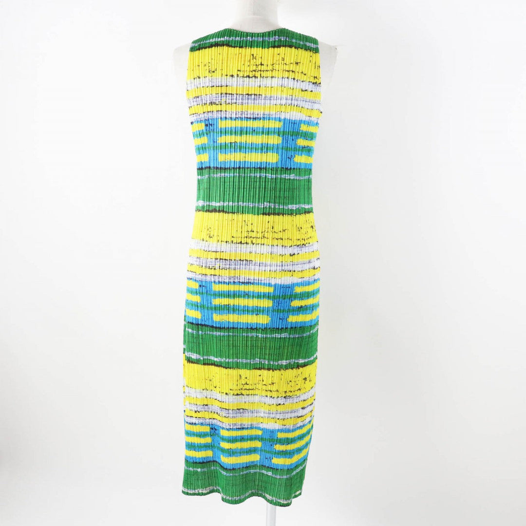 PLEATS PLEASE one piece PP21-JH682 Main: 100% polyester Multi Women 3 Used Authentic