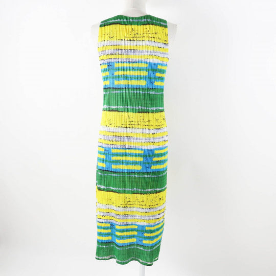 PLEATS PLEASE one piece PP21-JH682 Main: 100% polyester Multi Women 3 Used Authentic