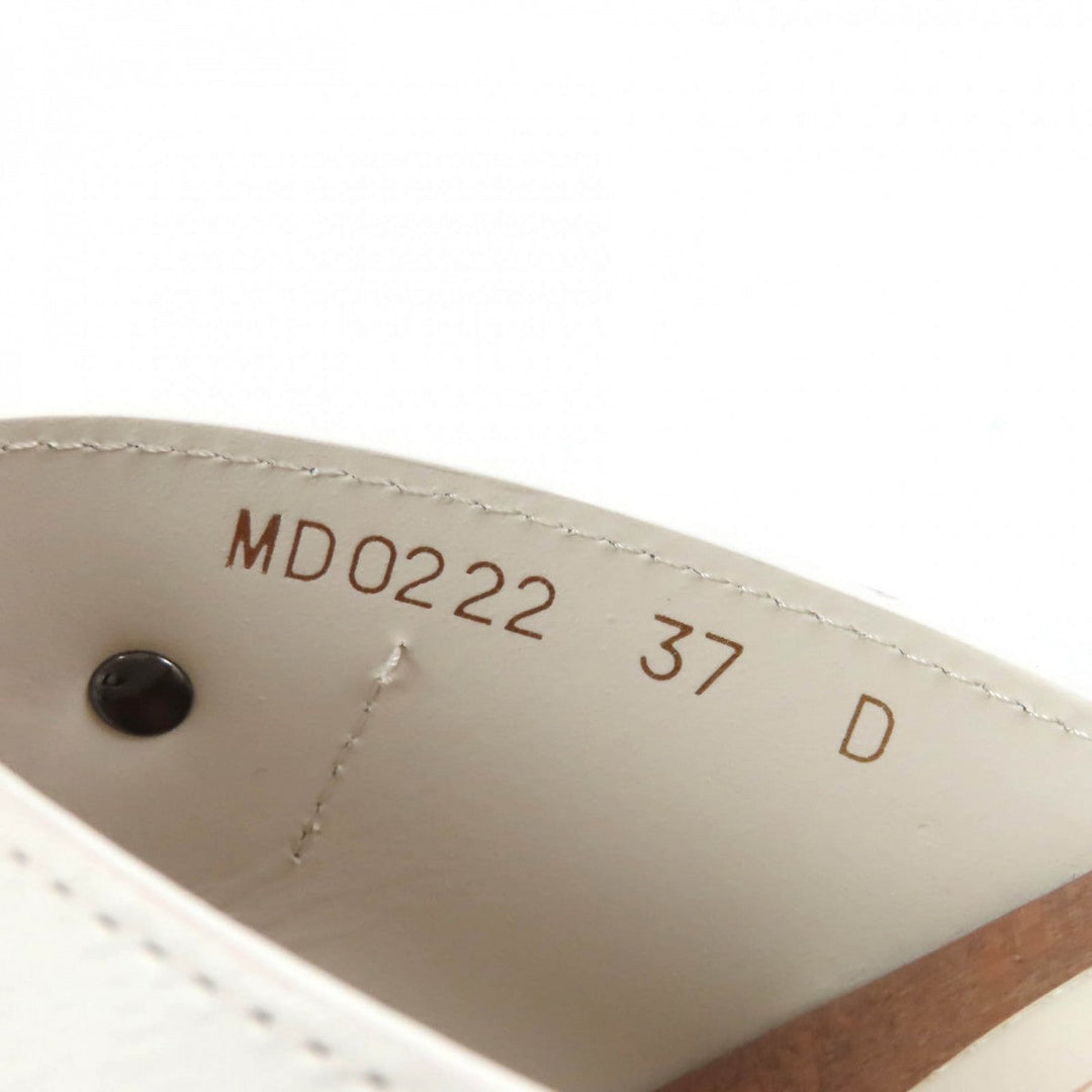 Christian Dior Sandals Main: Leather Ivory DIORQUAKE STRAP SANDAL Women 37 Used Authentic