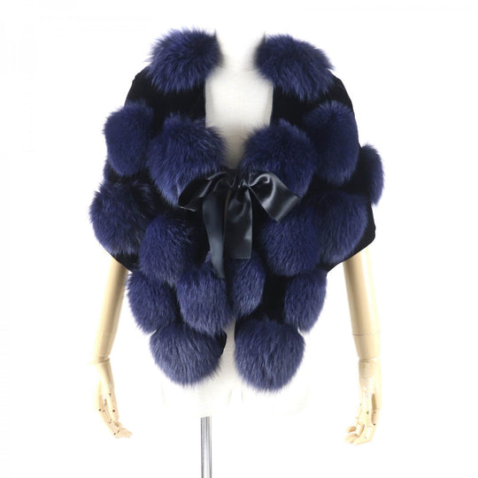 GIORGIO ARMANI shawl Fox Navy