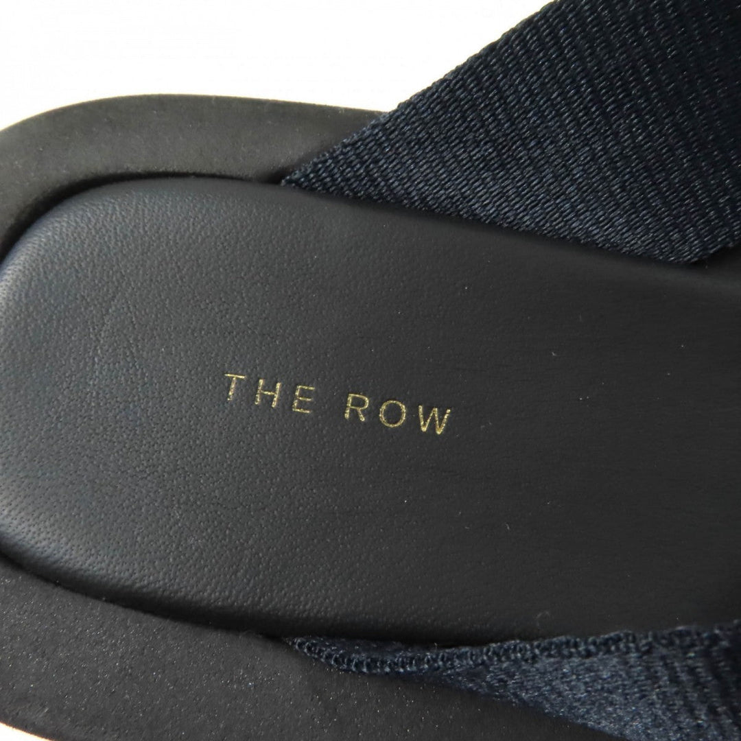 THE ROW Beach sandal Main: Leather black GINZA Women 35 Used Authentic