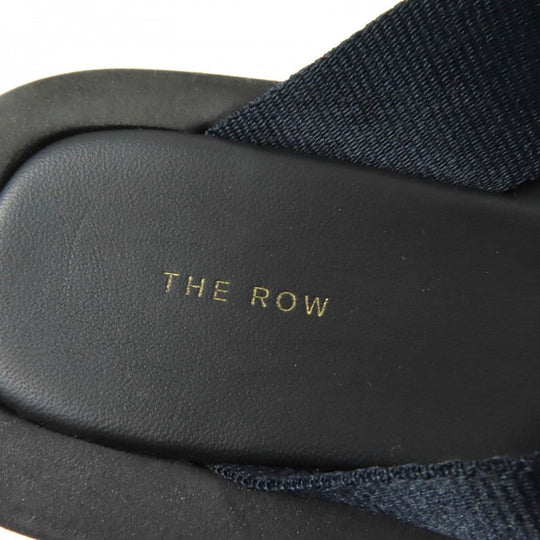 THE ROW Beach sandal Main: Leather black GINZA Women 35 Used Authentic