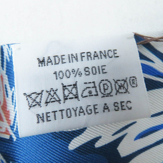 HERMES scarf silk Blue type Twilly RAYURES D'ETE