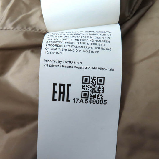 TATRAS down coat LTAT20A4694 Outer: 100% nylon, Filling: 90% down, Filling: 10% feather, Lining: 100% nylon beige POLITEMA Women 2 Used Authentic