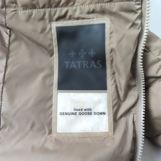 TATRAS down coat LTAT20A4694 Outer: 100% nylon, Filling: 90% down, Filling: 10% feather, Lining: 100% nylon beige POLITEMA Women 2 Used Authentic