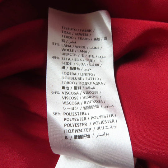 GUCCI Tight Skirt 430572 wool Red 44
