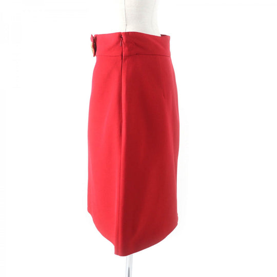 GUCCI Tight Skirt 430572 wool Red 44
