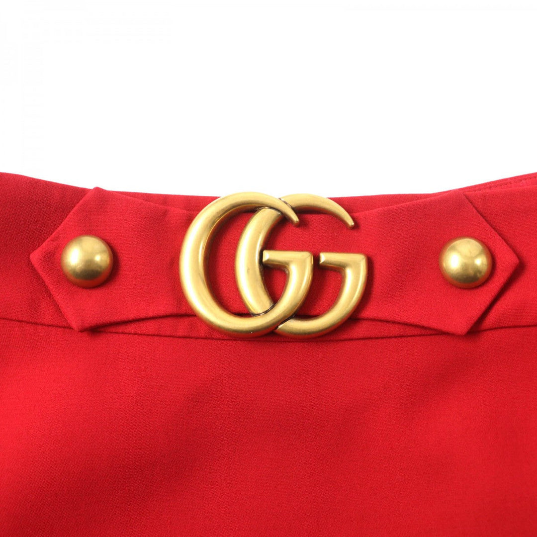 GUCCI Tight Skirt 430572 wool Red 44
