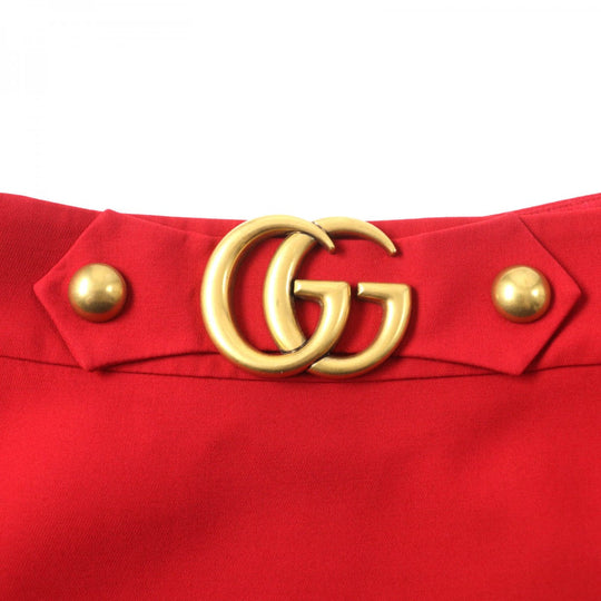 GUCCI Tight Skirt 430572 wool Red 44