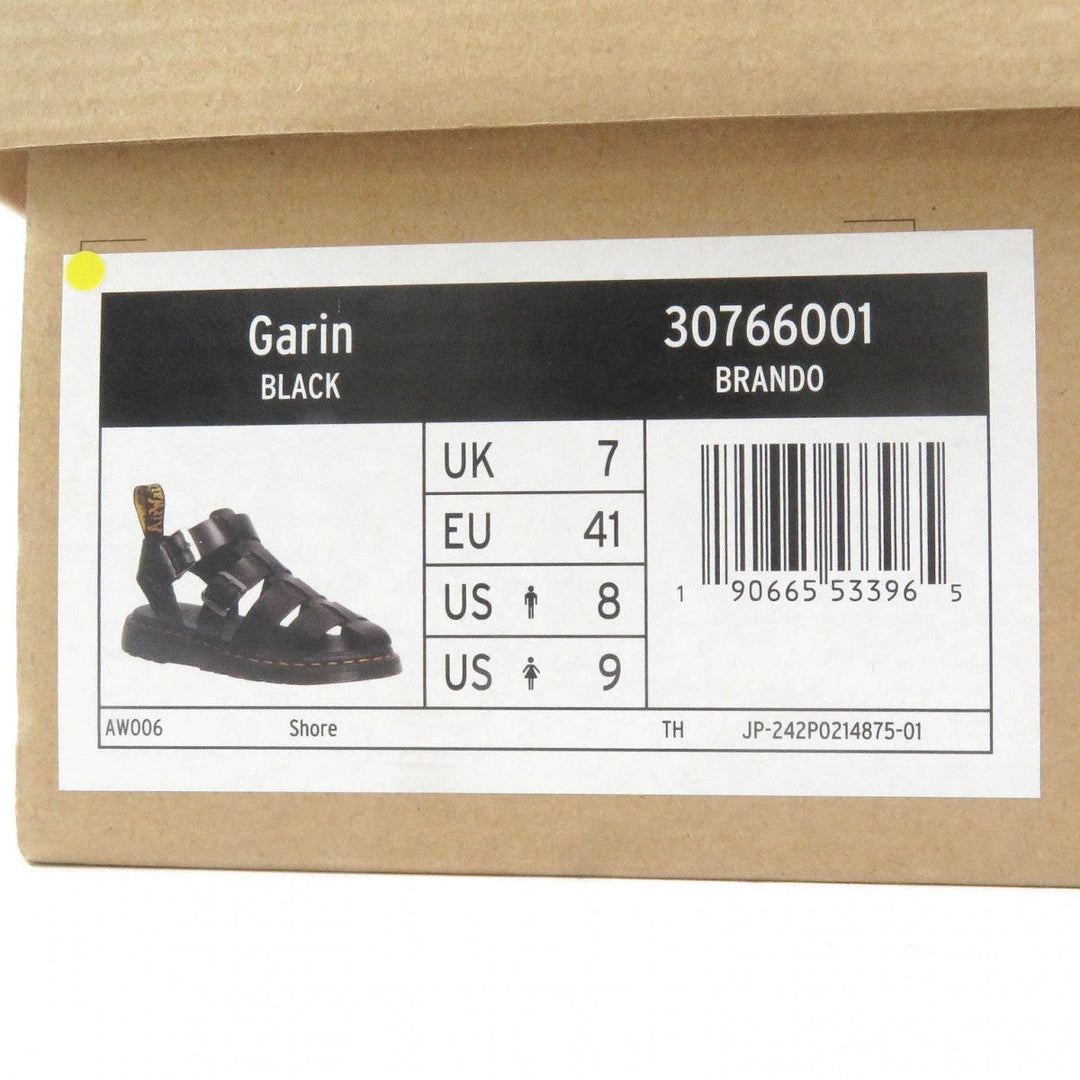 Dr.Martens Sandals Main: Leather black SHORE GARIN mens 7 Used Authentic