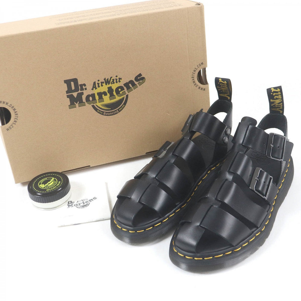 Dr.Martens Sandals Main: Leather black SHORE GARIN mens 7 Used Authentic