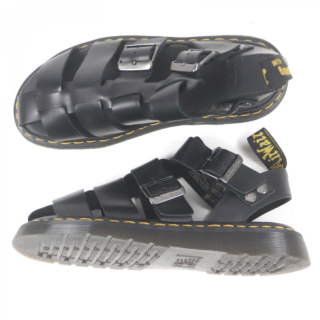 Dr.Martens Sandals Main: Leather black SHORE GARIN mens 7 Used Authentic