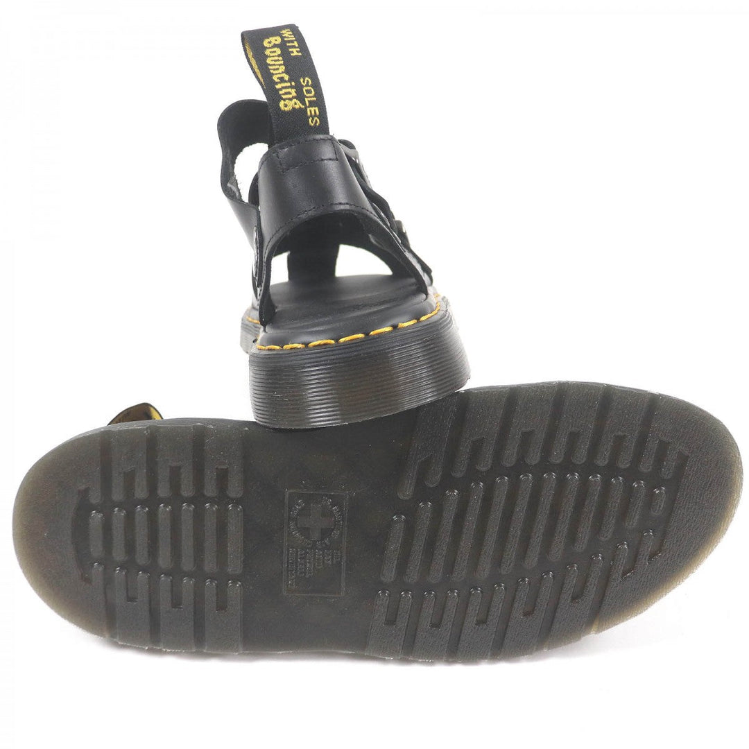 Dr.Martens Sandals Main: Leather black SHORE GARIN mens 7 Used Authentic