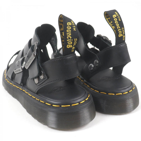 Dr.Martens Sandals Main: Leather black SHORE GARIN mens 7 Used Authentic