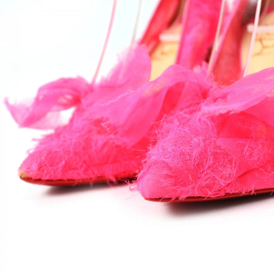 Christian Louboutin pumps Part: suede leather pink Women 36 Used Authentic