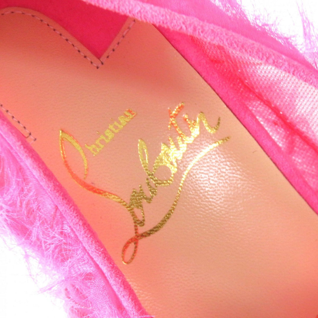 Christian Louboutin pumps Part: suede leather pink Women 36 Used Authentic