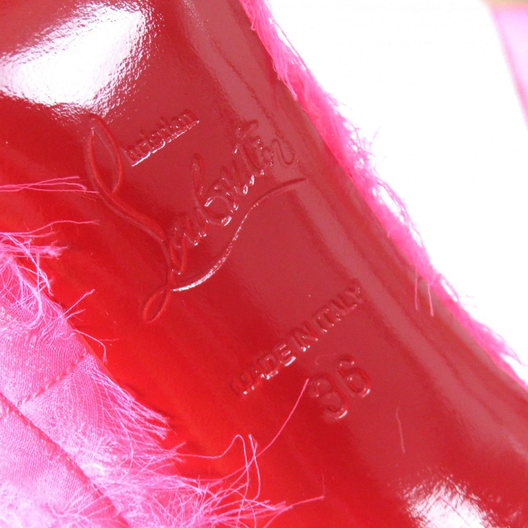Christian Louboutin pumps Part: suede leather pink Women 36 Used Authentic