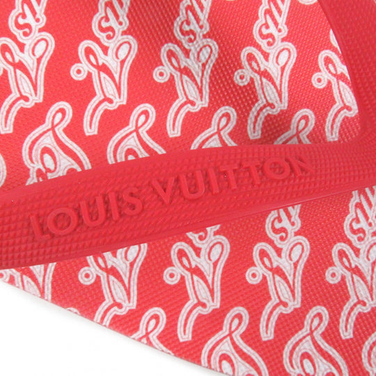 LOUIS VUITTON Sandals Part: Rubber Red Molitor line mens 8 Used Authentic