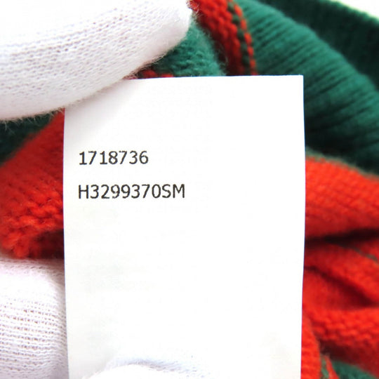 LOEWE knit H3299370SM Main: 70% wool, Main: 30% cashmere Green orange mens M Used Authentic