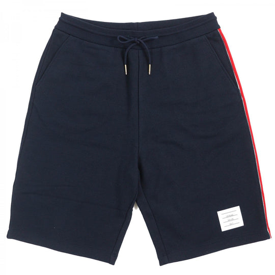 THOM BROWNE Shorts MJQ096A-03377-415 cotton Navy red white Classic Loopback Sweatshorts 4