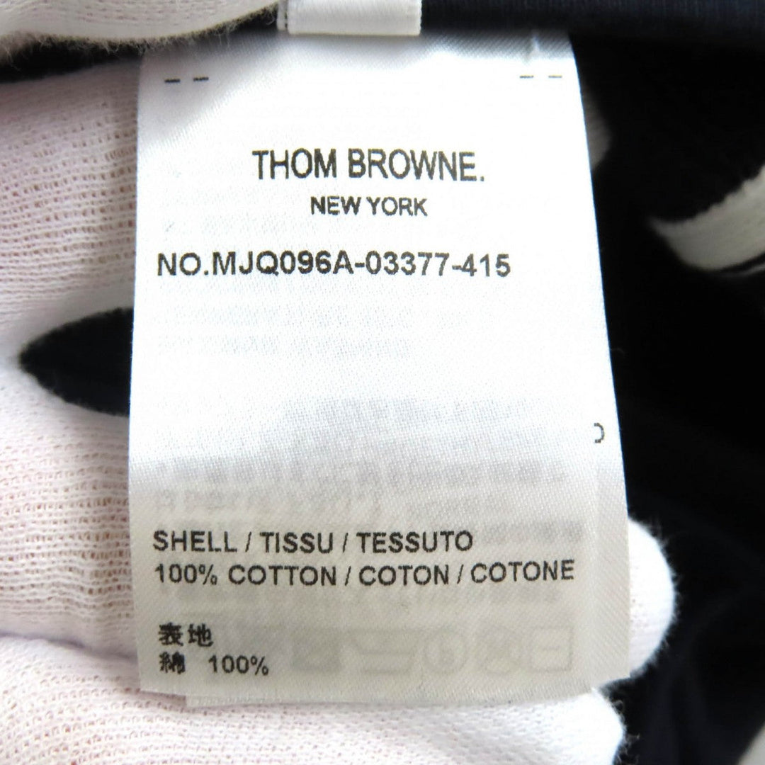 THOM BROWNE Shorts MJQ096A-03377-415 cotton Navy red white Classic Loopback Sweatshorts 4