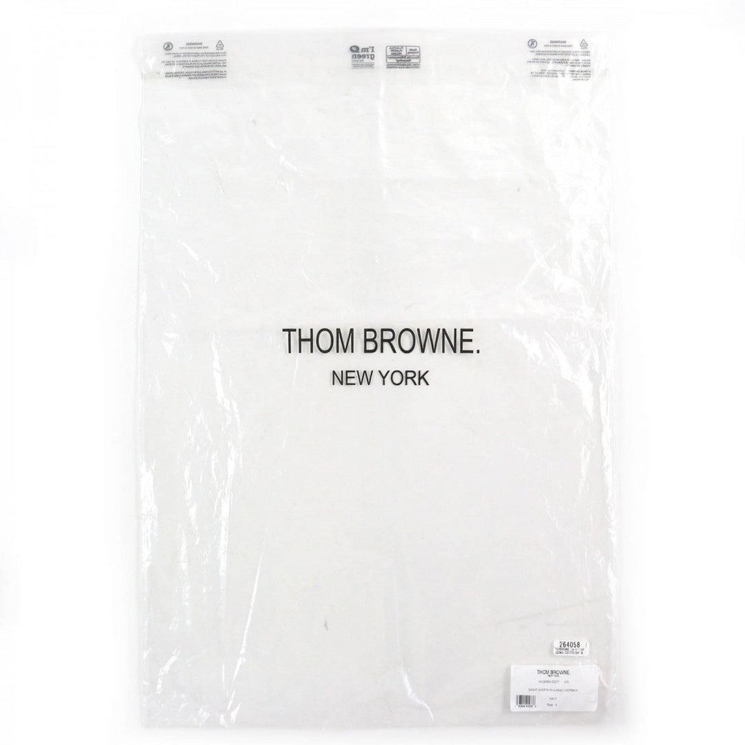 THOM BROWNE Shorts MJQ096A-03377-415 cotton Navy red white Classic Loopback Sweatshorts 4