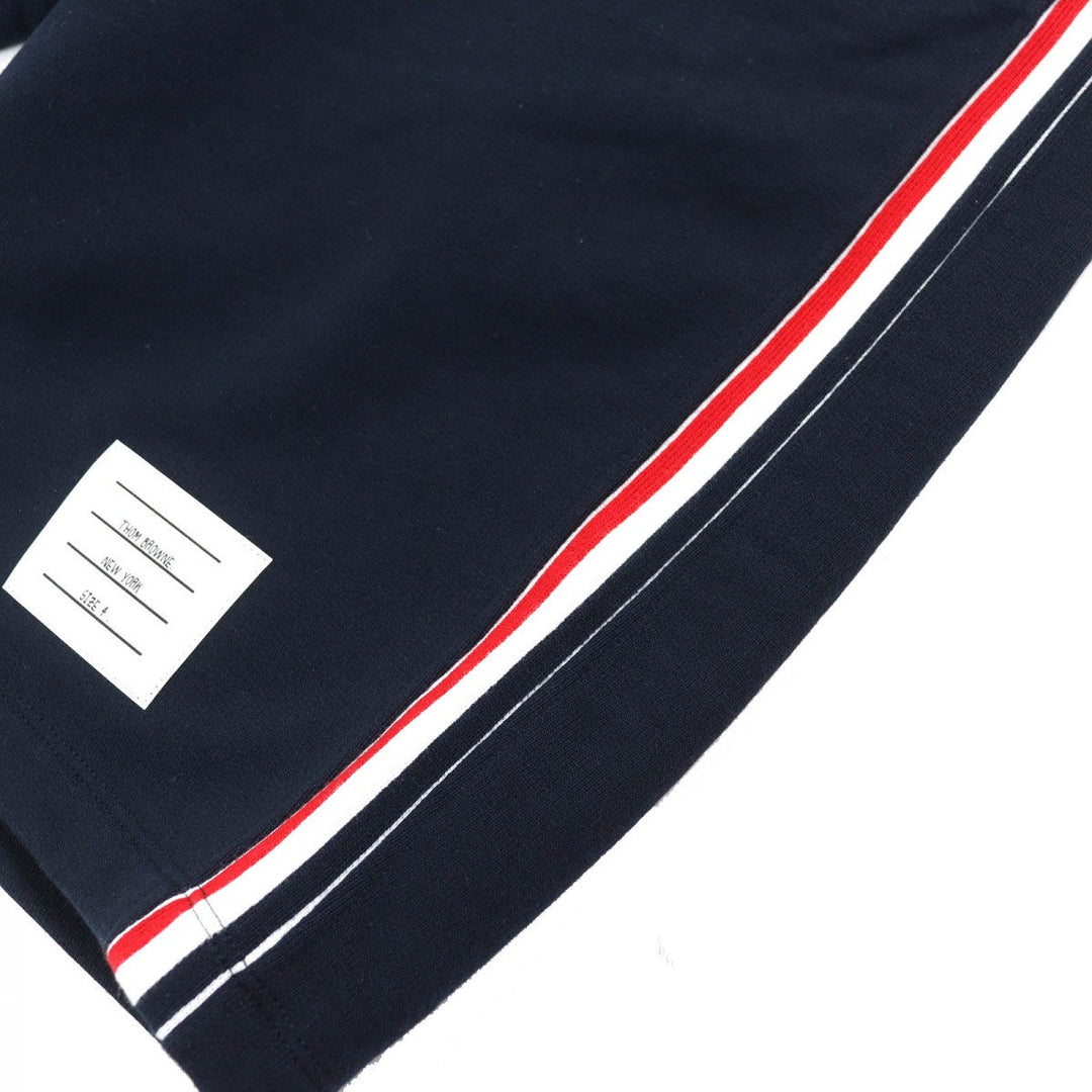 THOM BROWNE Shorts MJQ096A-03377-415 cotton Navy red white Classic Loopback Sweatshorts 4