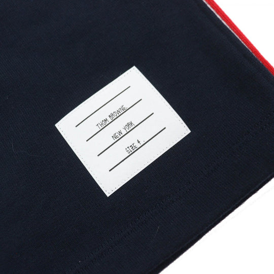 THOM BROWNE Shorts MJQ096A-03377-415 cotton Navy red white Classic Loopback Sweatshorts 4