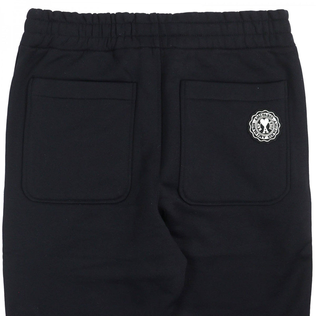 AMI Paris Pants HTR208.742 Nylon Black White M